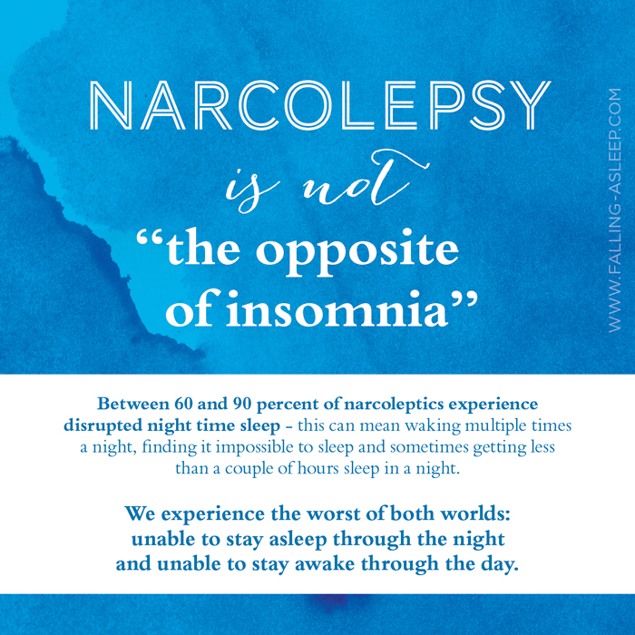 narcolepsy is not the opposite of insomnia